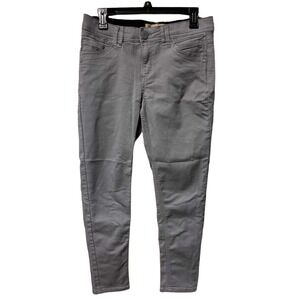 Democracy Womens Ab Technology Skinny Grey Pants Jeans Size 6 Mid Rise
